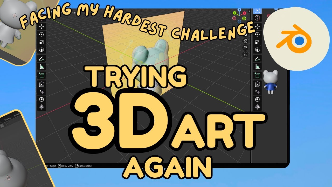 Making myself suffer through using Blender again