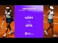 Coco Gauff vs Madison Keys  2024 Madrid Round of 16  WTA Match Highlights