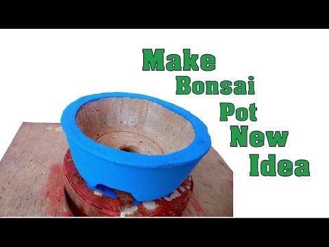 Great Idea to Make  Bonsai  Pots  With Legs Make  Own  