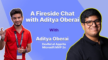 A Fireside Chat With Aditya Oberai | DevRel at Appwrite | Discussion with Devrels