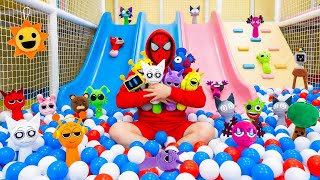 Spider-Man Uncovers The Secret Inside Sprunki Bubble Pool
