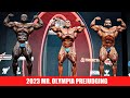 2023 Mr. Olympia Top 3 Bodybuilding Prejudging: Derek, Hadi, and Samson