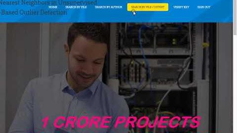 Reverse Nearest Neighbors In Unsupervised Distance-Based Outlier Detection | 1Crore Projects