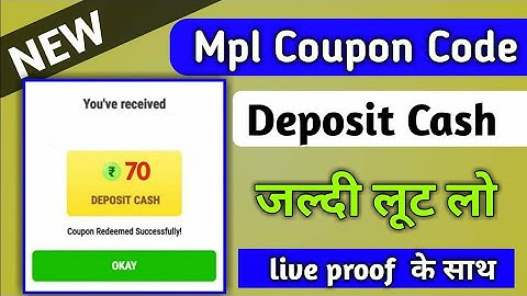 mpl coupon code today !! mpl refferal code !! mpl coupon code !! Mpl