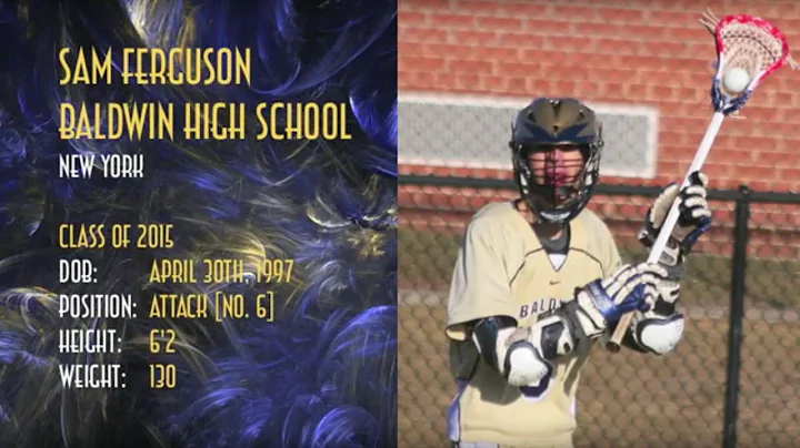 Sam Ferguson - Lacrosse Highlights 2013