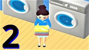 🧺 Laundry Master 3D 🧼 GAMEPLAY Part 2 NEW Stuff + Upgrades (Android, iOS)