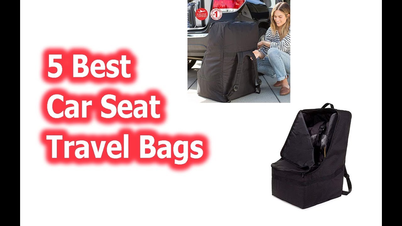 checking car seat garbage bag