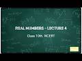 Class - 10th, Real Number || NCERT || CBSE || MATH with Bajrang