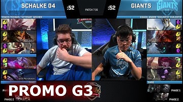FC Schalke 04 vs Giants | Game 3 Round 2 Promotion/Relegation S8 EU LCS Spring 2017 | S04 vs GIA G3