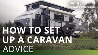 How to set up a caravan | Here are a few things you need to consider when setting up a caravan