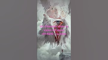 Un Ange chérubin / la vision d’Ezékiel ch1:4-10 selon la bible