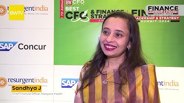 Sandhya J, Sustained Wealth Creation | BW CFO World Best CFO & Finance Strategy Awards 2024