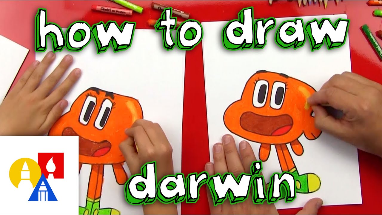 How to Draw - Darwin, The Amazing World of Gumball