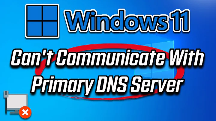 How To Fix Windows Can't Communicate With The Device Or Resource (Primary DNS Server) in Windows 11