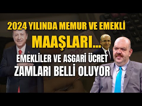 2024 YLINDA  MEMUR VE EMEKLİ MAAŞLARI...