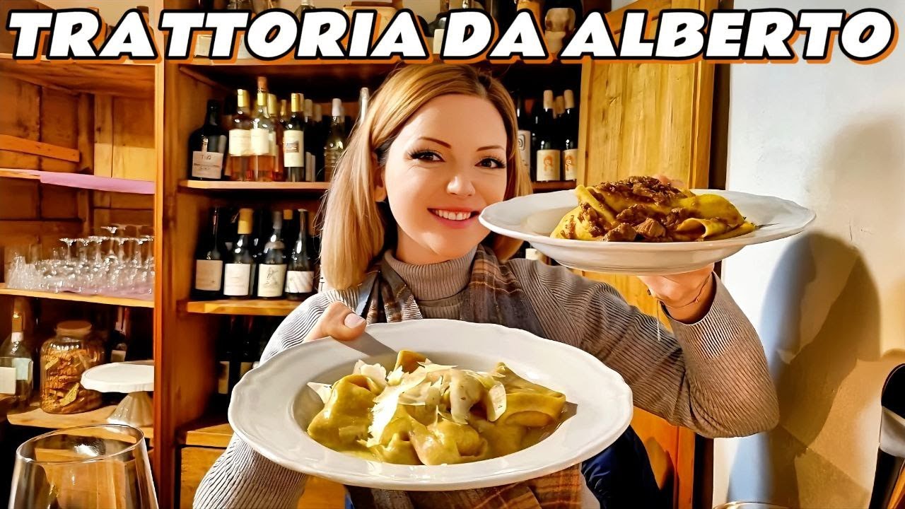 a pranzo in una TRATTORIA FENOMENALE nel Mugello, Trattoria da Alberto