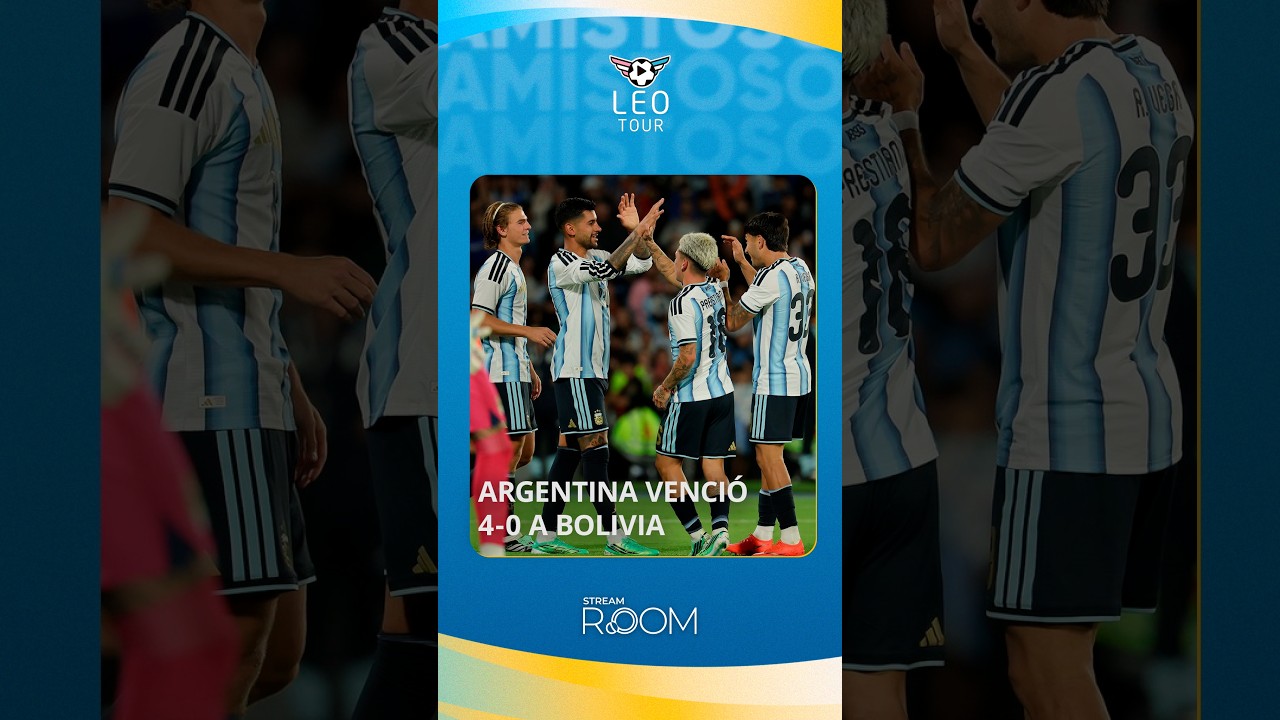 Argentina golea a Bolivia en el inicio de la era post Messi