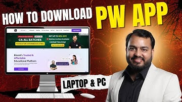 Physics wallah app computer me download kare | How to download pw app in pc