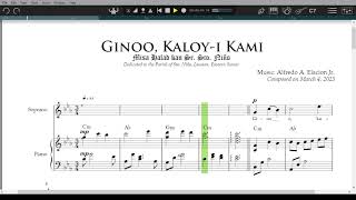 Miniatura del video "Ginoo, Kaloy-i Kami (Misa Halad Kan Sr. Sto Niño) - Soprano Voice Guide"