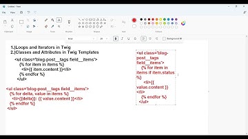 Loops and Classes, Attributes in Twig Templates for Drupal 8, Drupal 9