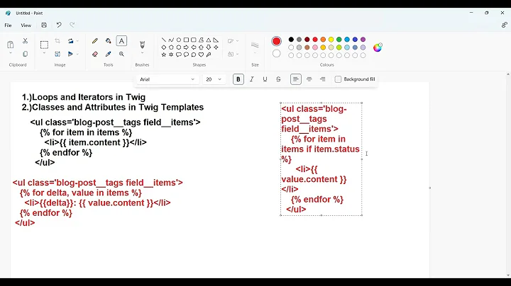 Loops and Classes, Attributes in Twig Templates for Drupal 8, Drupal 9