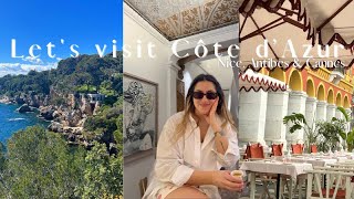 Visiting Côte d’Azur for a Week| Exploring Nice, Antibes & Cannes ✨