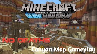 Minecraft Console edition glide mini game: Canyon Map gameplay screenshot 3