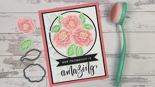 Combining Ink Pads with Pencils and Gamsol with Gina K Designs