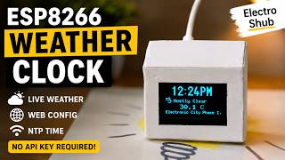 DIY Smart Weather Clock using ESP8266 & SH1106 OLED (Web Config + Weather Forecast) screenshot 5