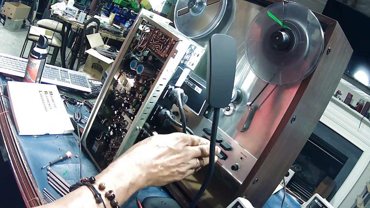 TEAC 7010 SL Reel to Reel Calibration - YouTube