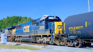 Rare SD50-3 8526 on CSX train F784 headed Southbound @ Monroe NC 10/16/21🌄