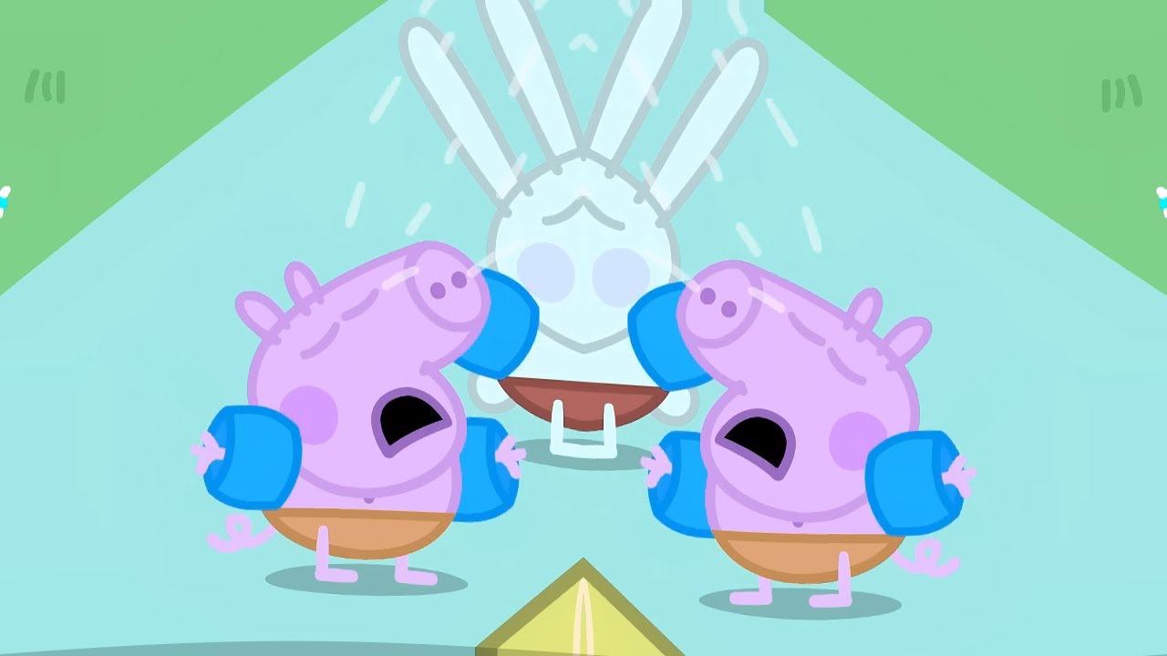 Peppa pig-Fall in the water W/Effects(Sponsored by Klasky Csupo 2001 )