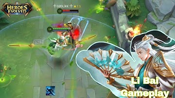 Heroes Evolved : Li Bai (Assassin) gameplay