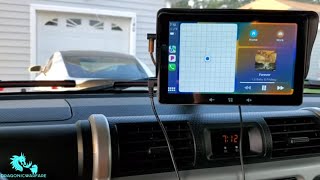 Get Apple Car Play In Any Car No Installation Required (Newest Portable Apple/Android 7 Inch Radio