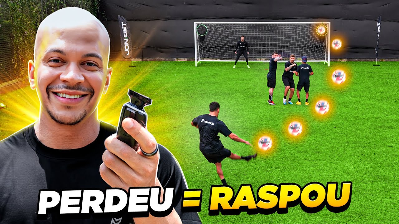 QUEM PERDER RASPA A CABEÇA!!! 😱