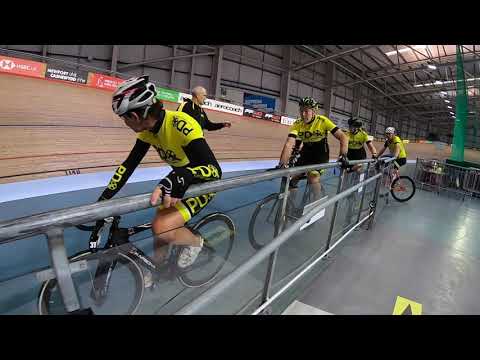 Masters Training with the Bike & Group SQT Newport Velodrome