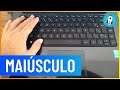Como Colocar LETRA MAIÚSCULA NO TECLADO do Notebook - Rápido e Fácil