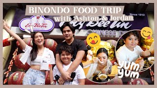 BINONDO FOOD TRIP with Ashton & Jordan | Francine Diaz