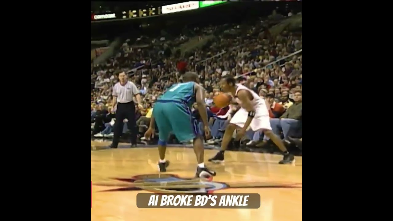 Allen Iverson Broke Baron Davis’ ankle (2000)