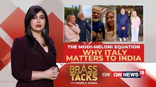 Modi-Meloni ‘Melody’ Moment Goes Viral as India-Italy Ties Reach New Highs | Brass Tacks | News18 screenshot 3