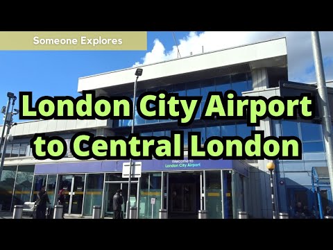 Video: Wie man von Central London zum Flughafen London City kommt