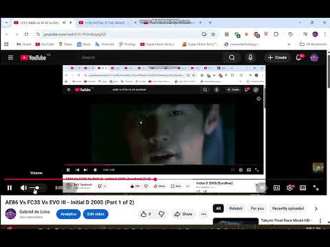 [Initial D] Final Battle: (AE86 Takumi) Vs (FC3S Ryousuke) Vs (E3 Kyouichi) Part 1 {Eurobeat}