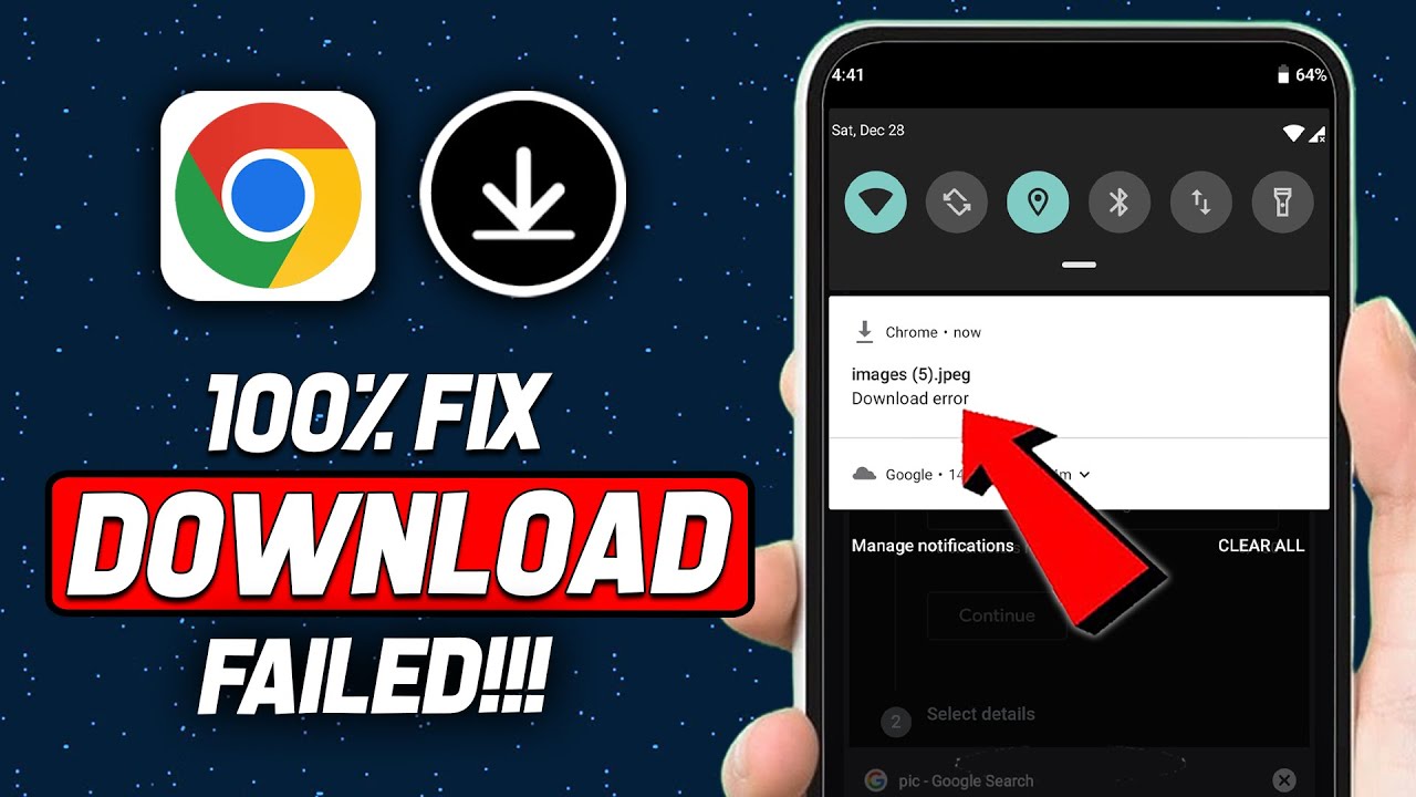 How To Fix Download Failed In Chrome Android (2025 Updated Way) - YouTube