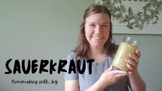 Homemade SAUERKRAUT • I completely neglected it & it turned out fine