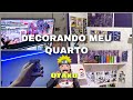 Vlog: decorando meu quarto estilo anime/weeb