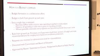 Work Session: Budget Presentation: 3-15-2022