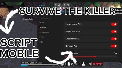 SURVIVE THE KILLER SCRIPT autofarm,lootfarm, antistaff,PlayerEsp,DoubleJump,and more!