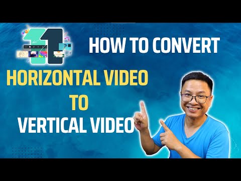 How to convert horizontal video to vertical video?