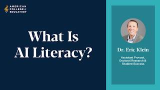 Understanding AI Literacy: Why It's Important for All Students and Professionals