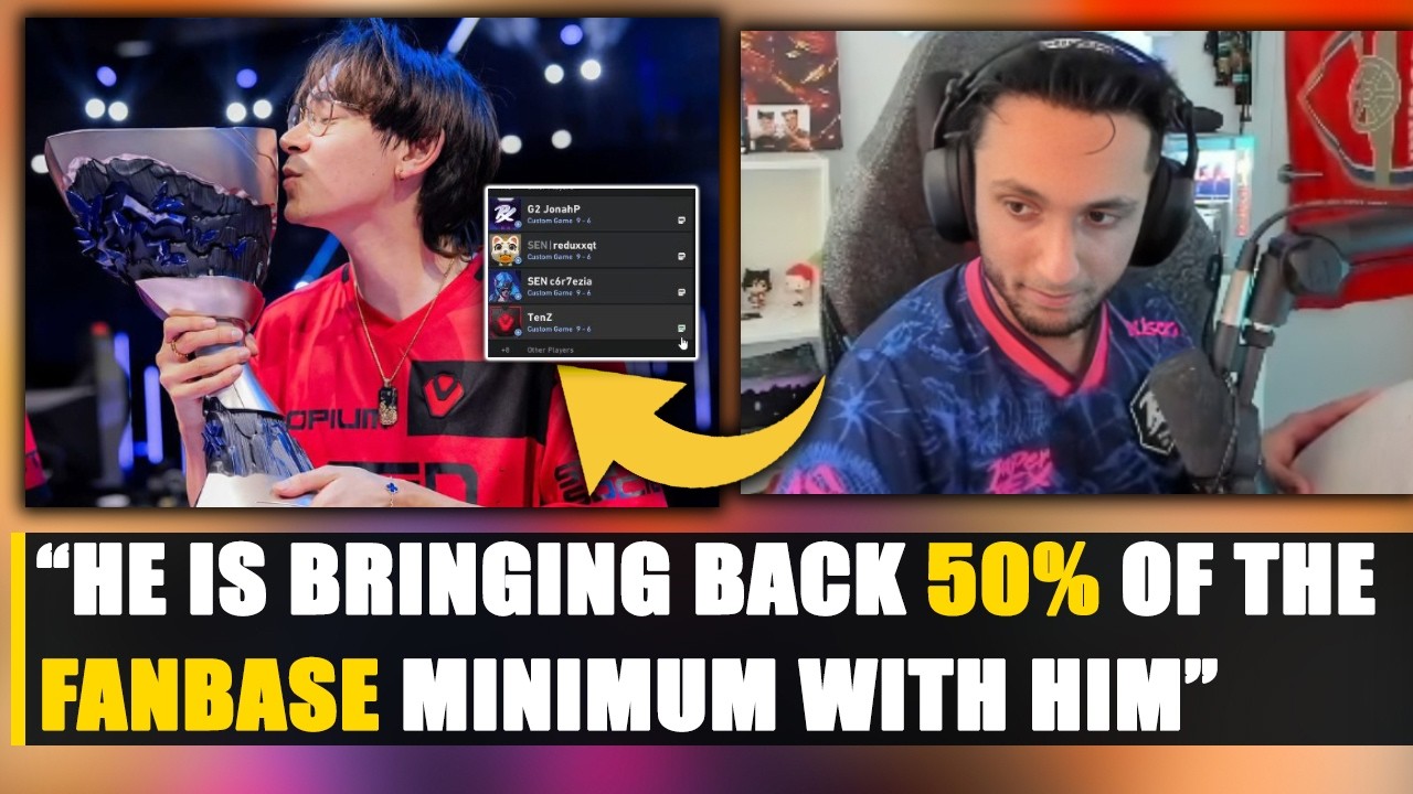 FNS объясняет последствия возвращения TenZ в Sentinels.